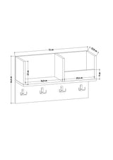 Cuier Sameul, Diverse culori, 72x24x45 cm - Cuier Sameul, Diverse culori, 72x24x45 cm, SKU 935CMN1702, imagine 8