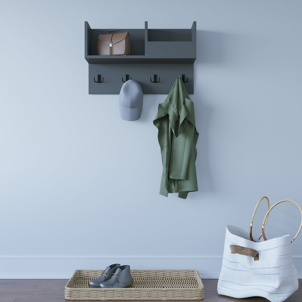 Cuier Sameul, Diverse culori, 72x24x45 cm - Cuier Sameul, Diverse culori, 72x24x45 cm, SKU 935CMN1703, imagine 10