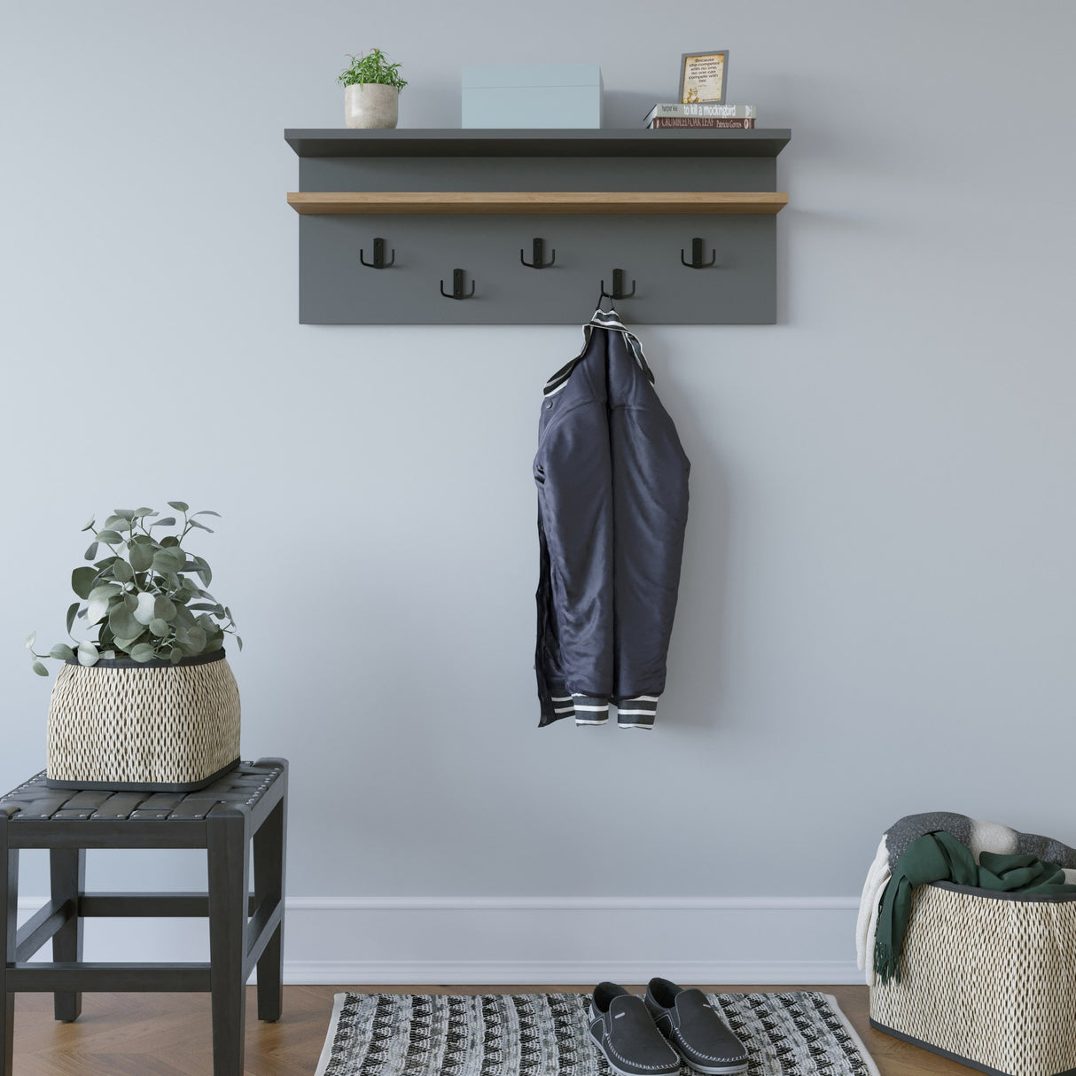 Cuier Rolker, Diverse culori, 90x20x31 cm - Cuier Rolker, Diverse culori, 90x20x31 cm, SKU 935CMN1908, imagine 22
