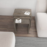 Măsuță de cafea Nora, Diverse culori, 49x35x45 cm - Gri închis | SKU: 935CMN2204 | Măsuță de cafea Nora, 49x35x45 cm, varianta Gri închis, produs pentru amenajarea locuinței, disponibil online în România la CasaMob