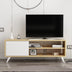 Stejar - Alb | SKU: 935CMN2306 | Comodă TV Venga, 120x35x48 cm, varianta Stejar - Alb, produs pentru amenajarea locuinței, disponibil online în România la CasaMob