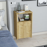 Noptieră Fungo, Diverse culori, 36x25x61 cm - Stejar | SKU: 935CMN2424 | Noptieră Fungo, 36x25x61 cm, varianta Stejar, produs pentru amenajarea locuinței, disponibil online în România la CasaMob