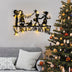 Decorațiune de perete din metal XMASBLACK - 011, Negru, 70x47x0.12 cm, SKU 936TNL1109, imagine 1