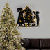 Decorațiune de perete din metal XMASBLACK - 016, Negru, 39x64x0.12 cm, SKU 936TNL1112, imagine 2