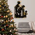 Decorațiune de perete din metal XMASBLACK - 018, Negru, 39x86x0.12 cm, SKU 936TNL1113, imagine 1