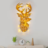 Decorațiune de perete din metal XMASGOLD - 003, Auriu, 36x56x0 cm