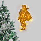 Decorațiune de perete din metal XMASGOLD - 005, Auriu, 37x68x0 cm
