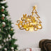 Decorațiune de perete din metal XMASGOLD - 008, Auriu, 62x60x0.12 cm, SKU 936TNL1132, imagine 1