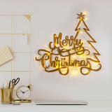 Decorațiune de perete din metal XMASGOLD - 008, Auriu, 62x60x0 cm