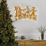 Decorațiune de perete din metal XMASGOLD - 011, Auriu, 70x47x0 cm