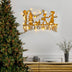 Decorațiune de perete din metal XMASGOLD - 011, Auriu, 70x47x0.12 cm, SKU 936TNL1135, imagine 1