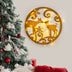 Decorațiune de perete din metal XMASGOLD - 029, Auriu, 60x60x0.12 cm, SKU 936TNL1149, imagine 1