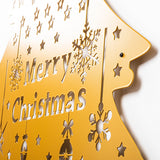 Decorațiune de perete din metal XMASGOLD - 031, Negru, 70x100x0 cm