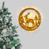 Decorațiune de perete din metal XMASGOLD - 032, Auriu, 60x60x0.12 cm, SKU 936TNL1152, imagine 1