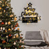 Decorațiune de perete din metal XMASBLACK - 004, Negru, 67x62x0.12 cm, SKU 936TNL1102, imagine 1