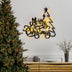 Decorațiune de perete din metal XMASBLACK - 008, Negru, 62x60x0.12 cm, SKU 936TNL1106, imagine 1