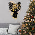 Decorațiune de perete din metal XMASBLACK - 026, Negru, 52x70x0.12 cm, SKU 936TNL1120, imagine 1