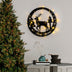 Decorațiune de perete din metal XMASBLACK - 032, Negru, 60x60x0.12 cm, SKU 936TNL1126, imagine 1