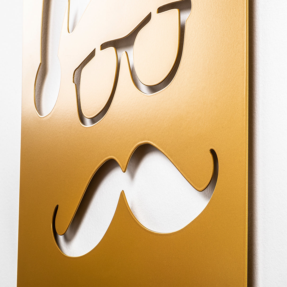 Decorațiune de perete din metal XMASGOLD - 006, Auriu, 39x59x0 cm