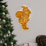 Decorațiune de perete din metal XMASGOLD - 009, Auriu, 40x69x0 cm
