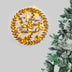 Decorațiune de perete din metal XMASGOLD - 010, Auriu, 59x56x0.12 cm, SKU 936TNL1134, imagine 1