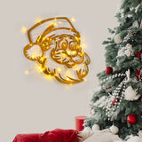 Decorațiune de perete din metal XMASGOLD - 014, Auriu, 61x59x0 cm