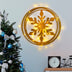 Decorațiune de perete din metal XMASGOLD - 020, Auriu, 62x56x0.12 cm, SKU 936TNL1141, imagine 1