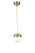 Lustră 8710-1, Auriu - Alb, Ø15x70 cm, SKU 941RTN1220, imagine 1