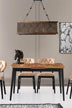 Lustră 8574-4, Bronze - Dark walnut, Ø70x25 cm, SKU 941RTN1125, imagine 1
