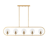 Lustră Jewel - 10625, Auriu, Ø15x49 cm