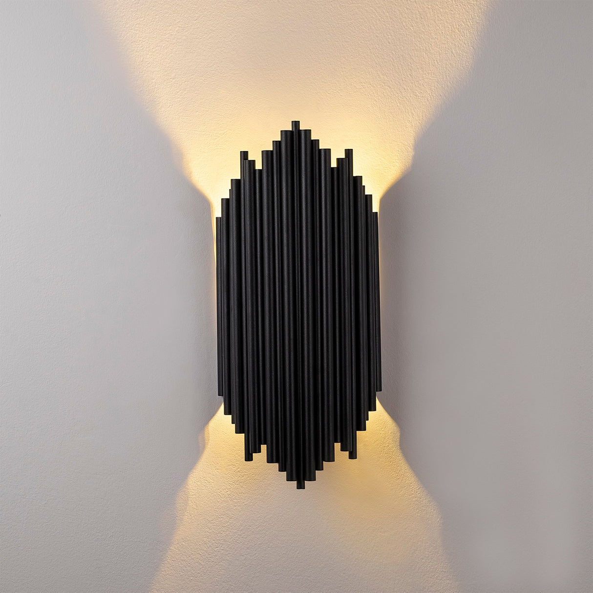 Aplică de perete Kara - 13345, Negru, 18x8x40 cm
