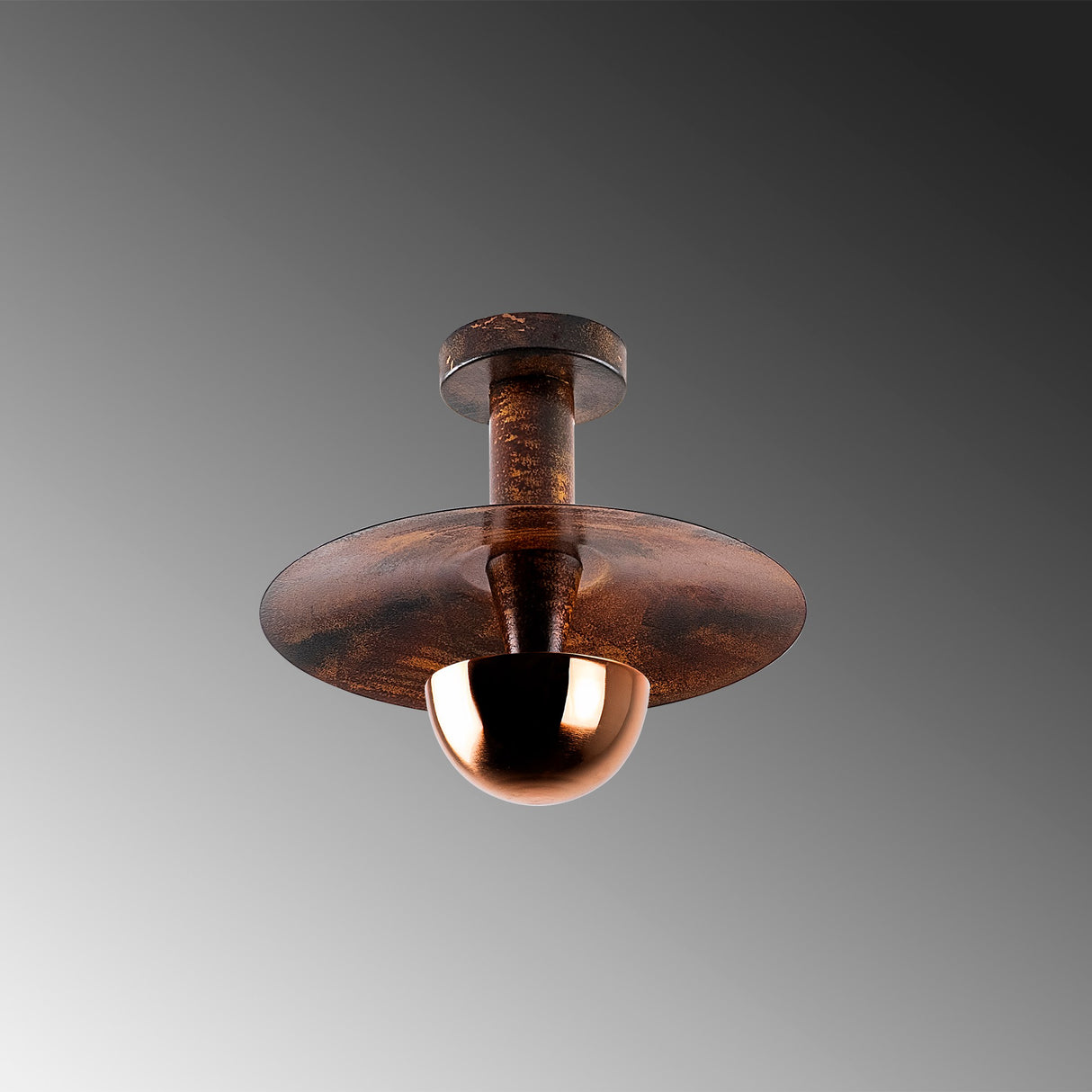 Lustră Kurt - 13353, Copper, Ø28x26 cm