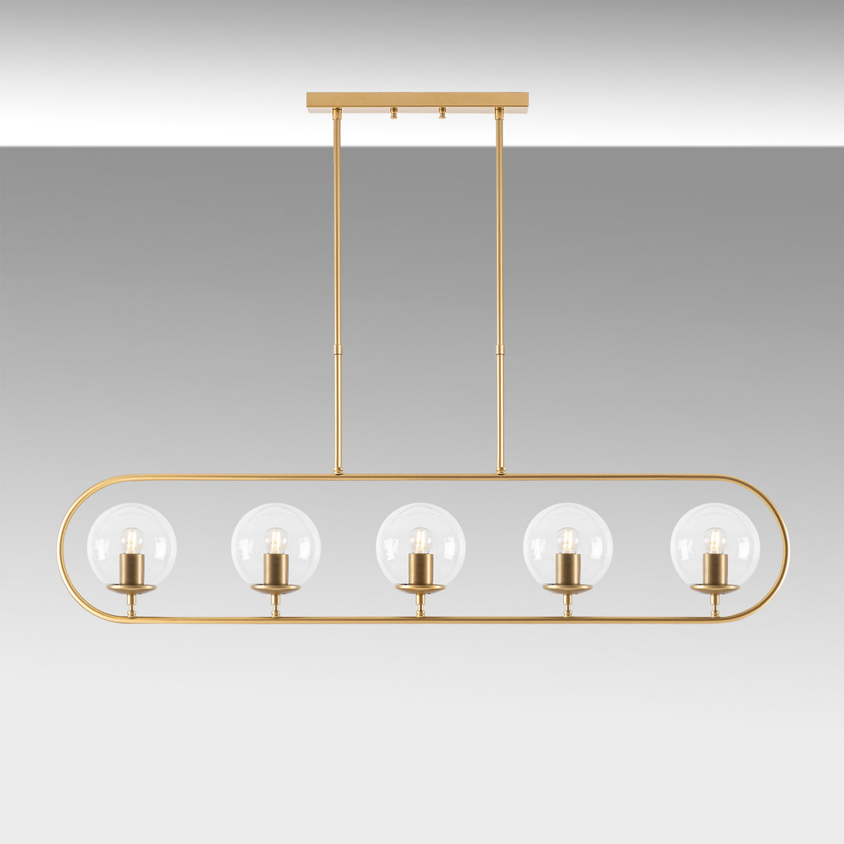 Lustră Jewel - 10625, Auriu, Ø15x49 cm