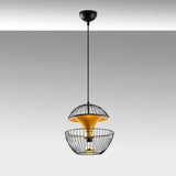 Lustra Telmander Chandelier - Auriu Negru, SKU 942FLG1253