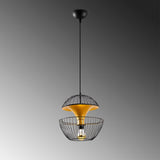 Lustra Telmander Chandelier - Auriu Negru, SKU 942FLG1253