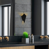 Aplică de perete Cut - 11835, Negru, 13x6x24 cm