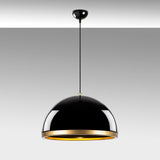 Lustră Fenerci - 11535, Negru - Auriu, Ø40x120 cm