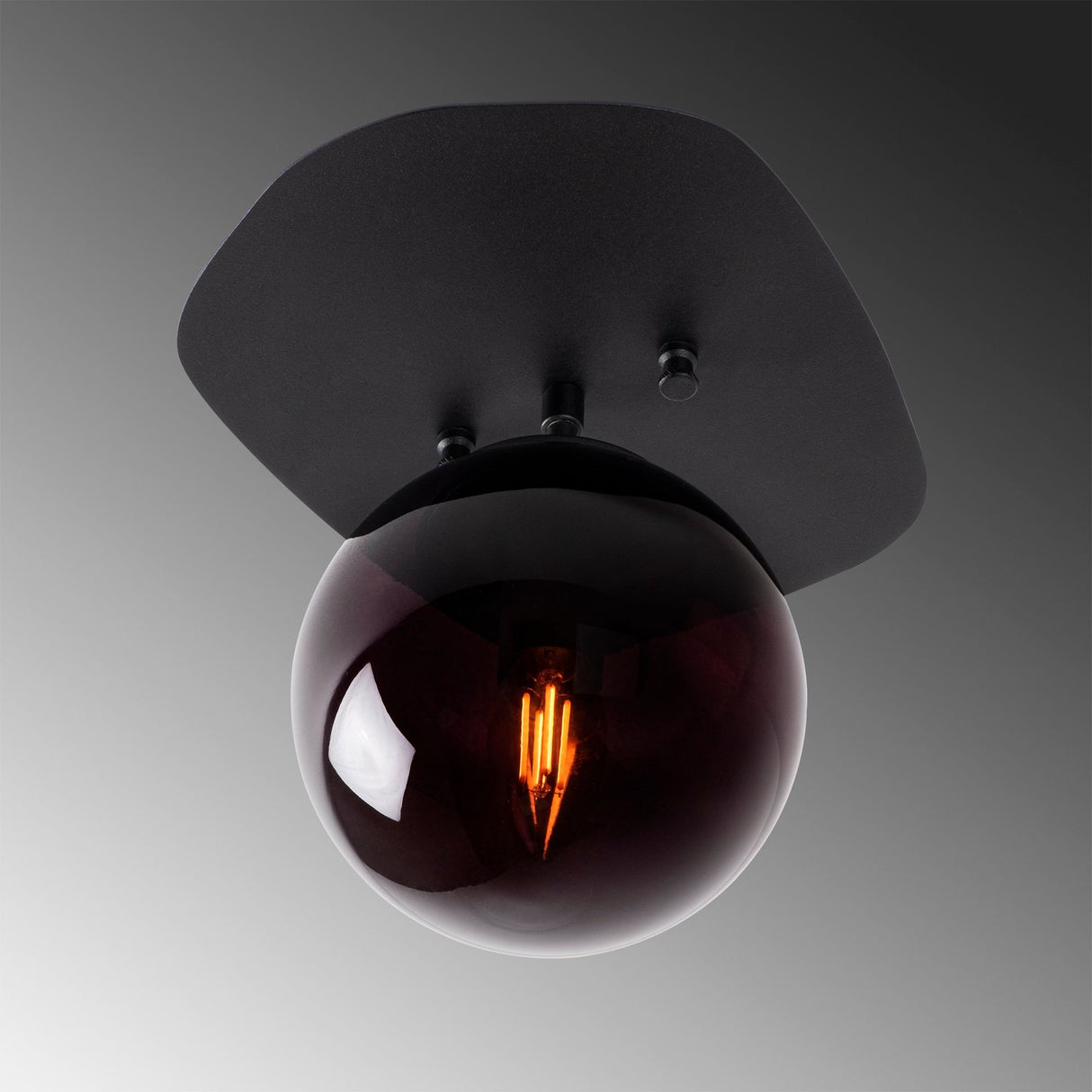 Lustră Well - 11676, Negru, Ø15x9 cm