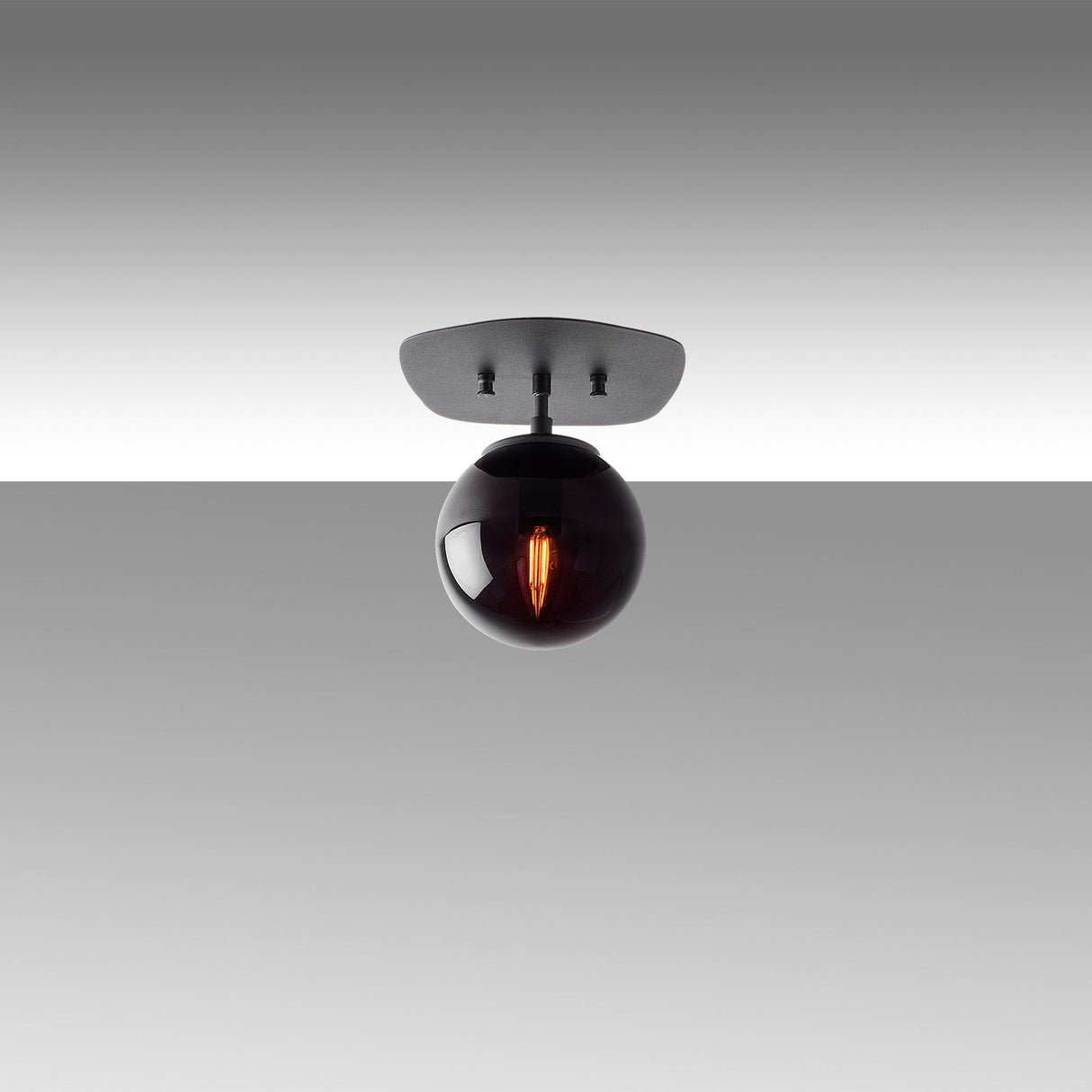 Lustră Well - 11676, Negru, Ø15x9 cm
