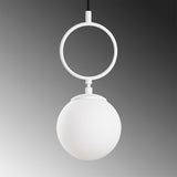 Lustră Ring - 13434, Alb, Ø15x127 cm