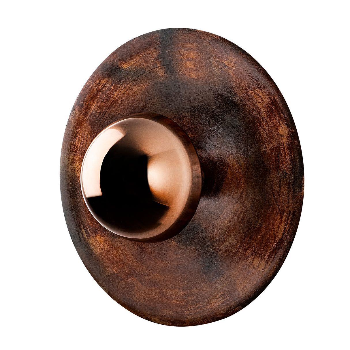 Aplică de perete Kurt - 13352, Copper, Ø48x35 cm
