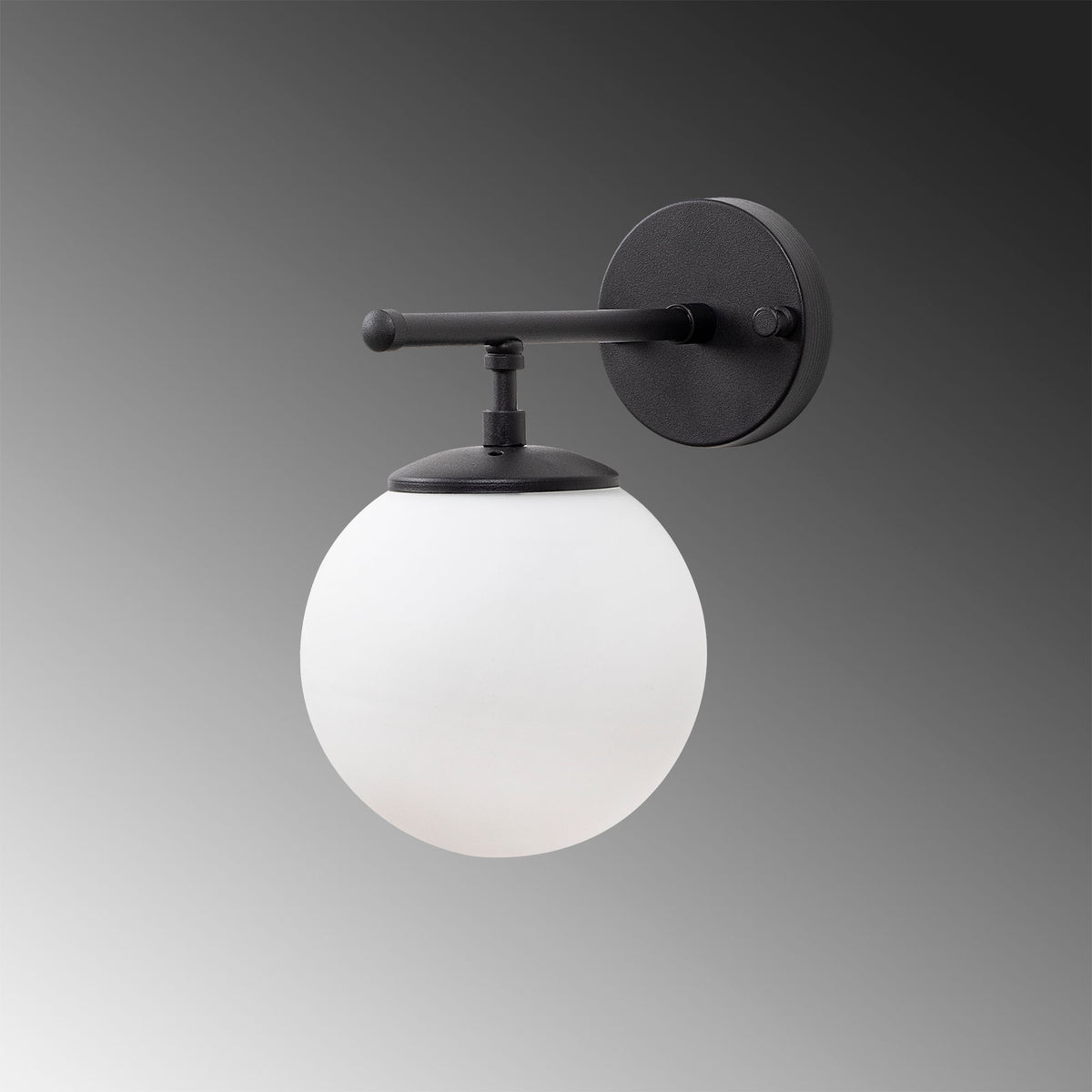 Aplică de perete Roe - 10715, Negru - Crem, Ø15x3 cm, SKU 942FLG2151, imagine 3
