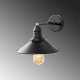 Aplică de perete Conical - 12195, Negru - Antique, Ø24x17 cm