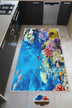 Covor de hol / bucatarie, Lavabil, Antiderapant, Albastru, 60x100 cm, SKU 945HFT1167