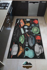 Covor de hol / bucatarie WOOKECE246, Multicolor