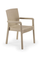Scaun Exterior Rattan Royal, Diverse culori, 55x58x87 cm - Cappuccino | SKU: 947BZG1102 | Scaun Exterior Rattan Royal, 55x58x87 cm, varianta Cappuccino, produs pentru amenajarea locuinței, disponibil online în România la CasaMob