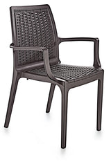 Scaun Exterior Rattan, Diverse culori, 53x57x85 cm - Maro închis | SKU: 947BZG1106 | Scaun Exterior Rattan, 53x57x85 cm, varianta Maro închis, produs pentru amenajarea locuinței, disponibil online în România la CasaMob