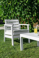 Set de grădină Sofa Set Double, Diverse culori, 125x67x81 cm - Alb | SKU: 947BZG1501 | Set de grădină Sofa Set Double, 125x67x81 cm, varianta Alb, produs pentru amenajarea locuinței, disponibil online în România la CasaMob
