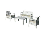 Set de grădină Sofa Set Double, Diverse culori, 125x67x81 cm - Alb | SKU: 947BZG1501 | Set de grădină Sofa Set Double, 125x67x81 cm, varianta Alb, produs pentru amenajarea locuinței, disponibil online în România la CasaMob