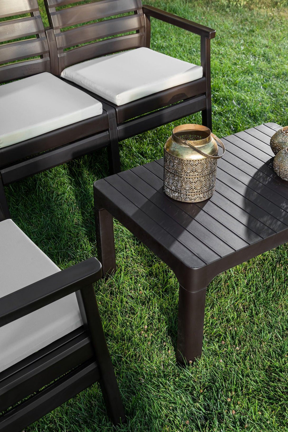 Set de grădină Sofa Set Double, Diverse culori, 125x67x81 cm - Maro închis | SKU: 947BZG1502 | Set de grădină Sofa Set Double, 125x67x81 cm, varianta Maro închis, produs pentru amenajarea locuinței, disponibil online în România la CasaMob